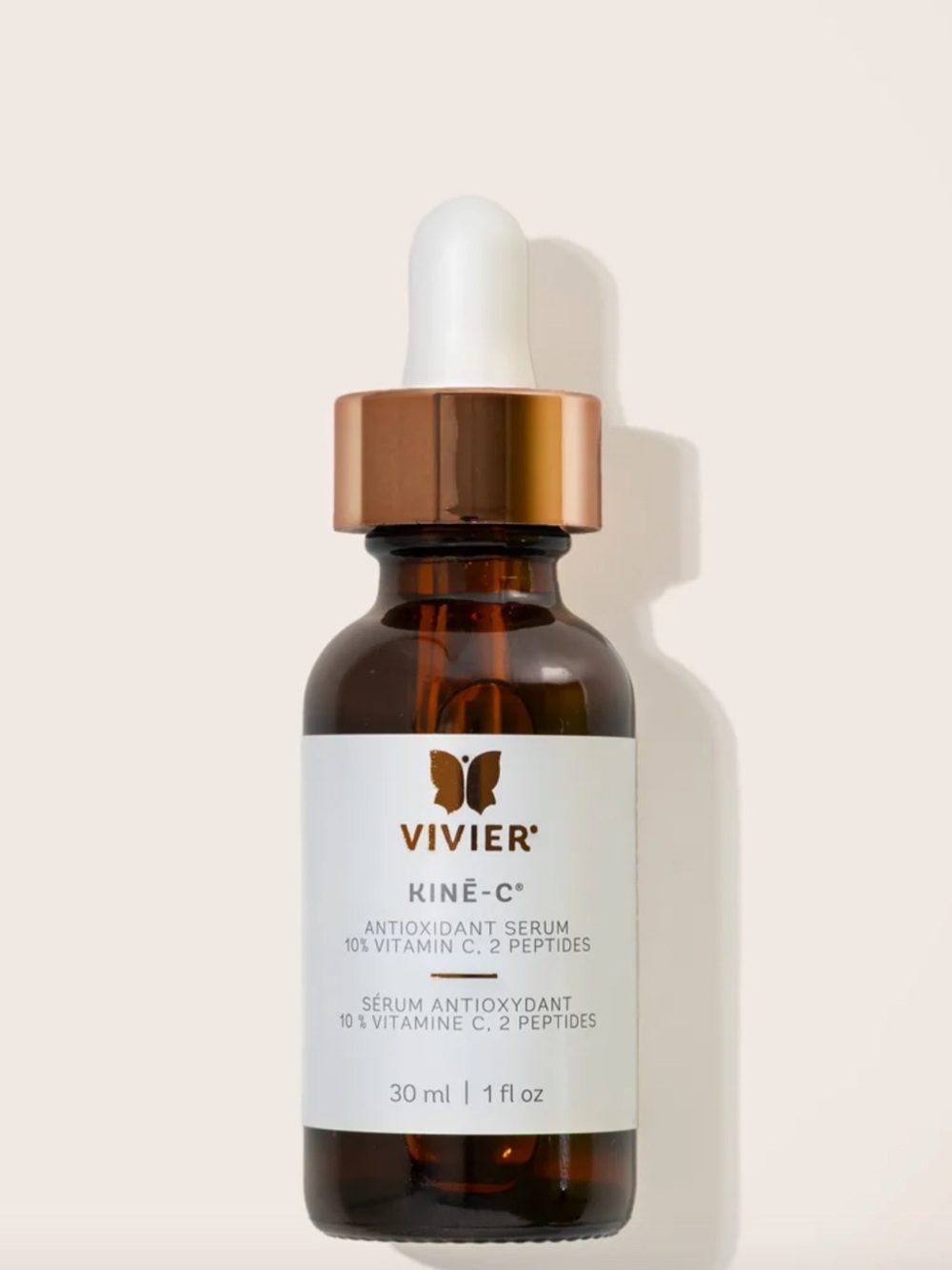 Vivier Kine-C Antioxidant Serum with 10% L-Ascorbic Acid USP + Peptides 30ml